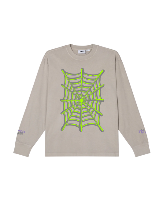 ALMOST FREE OBEY LS PIGMENT T-SHIRT
