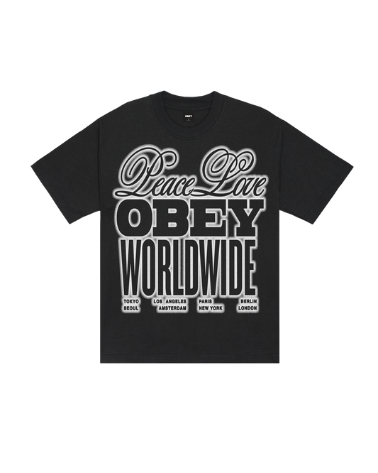 PEACE & LOVE HEAVYWEIGHT T-SHIRT