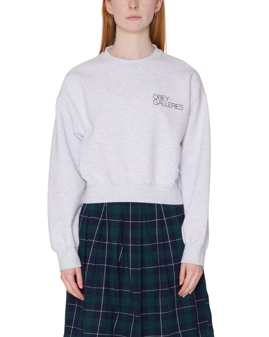 GALLERIES CROPPED CREWNECK