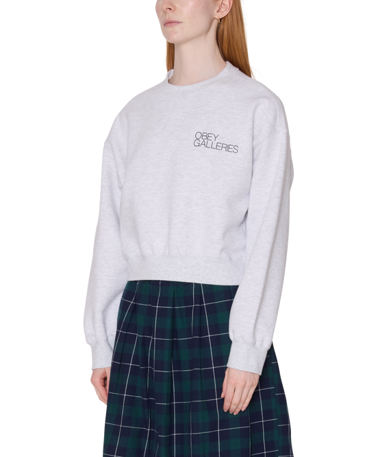 GALLERIES CROPPED CREWNECK