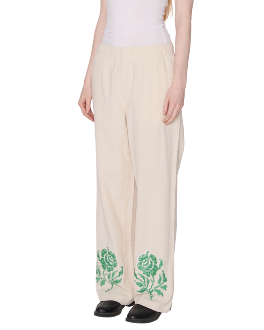 ROSES EMBELLISHED PANT