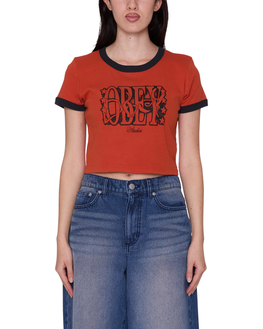 STAR STAMP KACI RINGER T-SHIRT