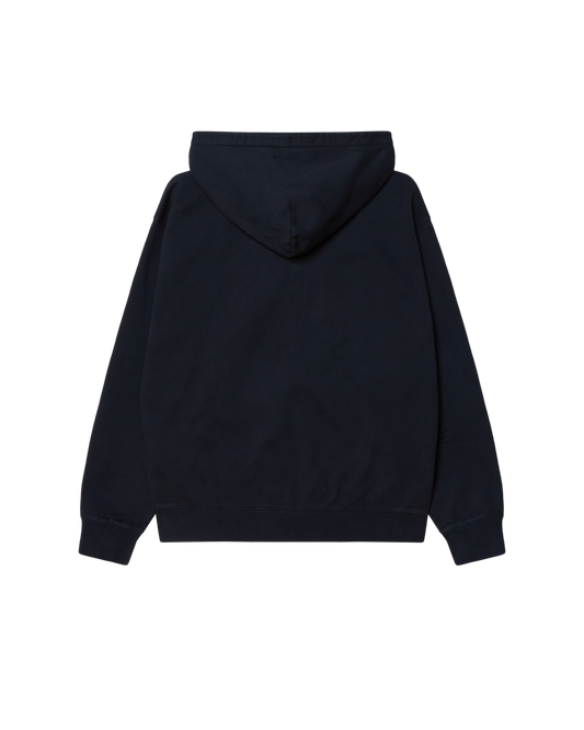 MARGIN FADED ZIP HOOD