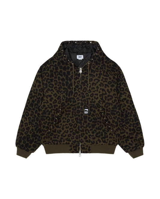 STUDDED ZIP UP JACKET
