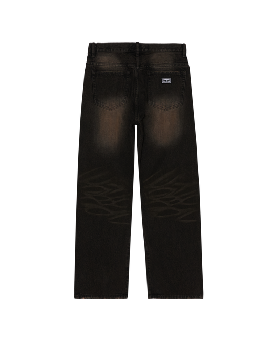 STUDDED BOXCAR DENIM