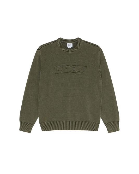 FADE WASH SPEED LOGO SWEATER