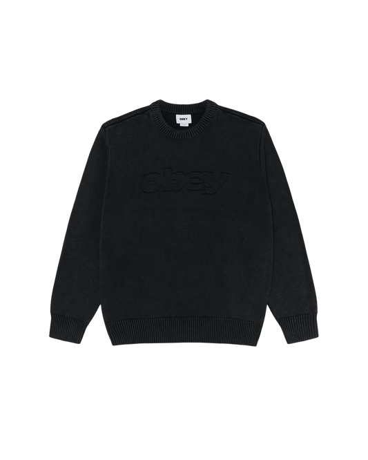 FADE WASH SPEED LOGO SWEATER