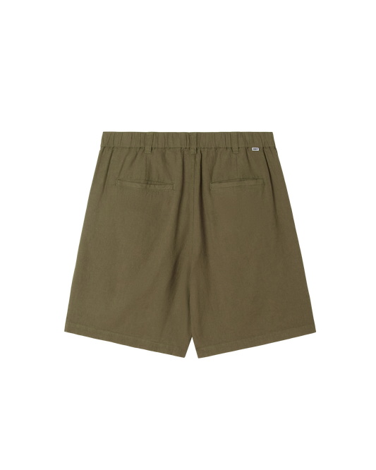 FOSTER PLEATED LINEN SHORT