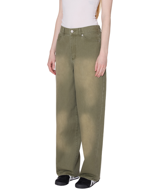 LEAH III BAGGY DENIM BLUR WASH