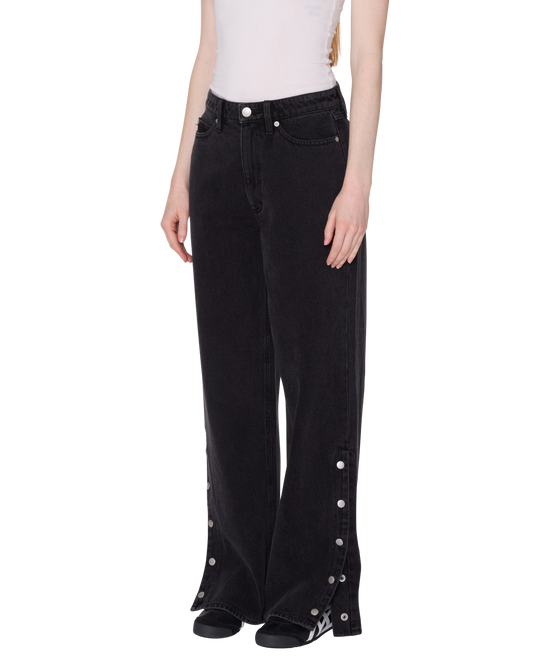 PENELOPE SIDE SNAP DENIM