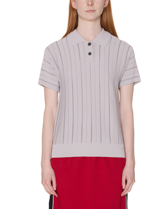 ARLO STRIPE POLO SWEATER
