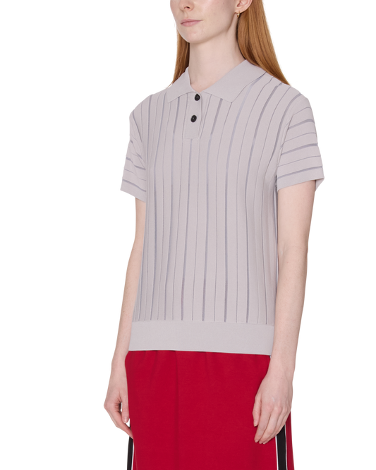 ARLO STRIPE POLO SWEATER