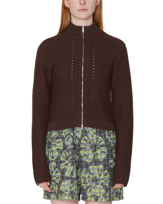 MEREDITH MOCK ZIP SWEATER