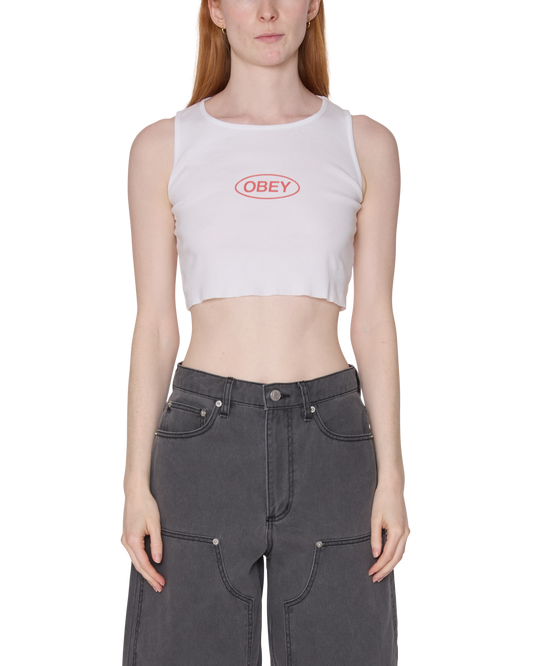 BOLD OVAL MORGAN RAW EDGE TANK